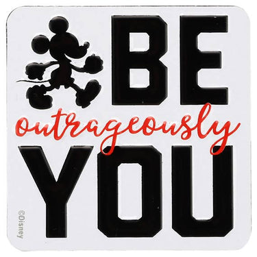 Be Outrageously You Embossed Metal Magnet